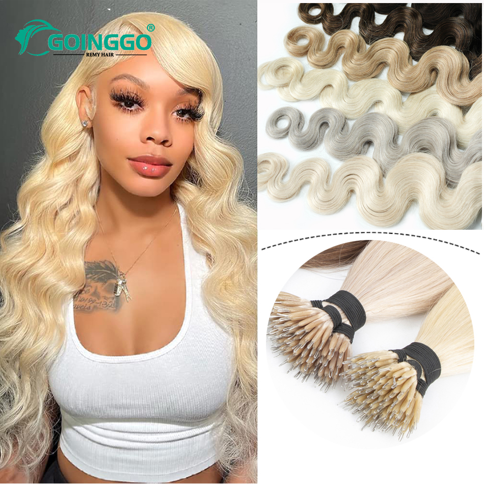 Hair Care Keratin - Nano Tip Hair Extensions Real Human