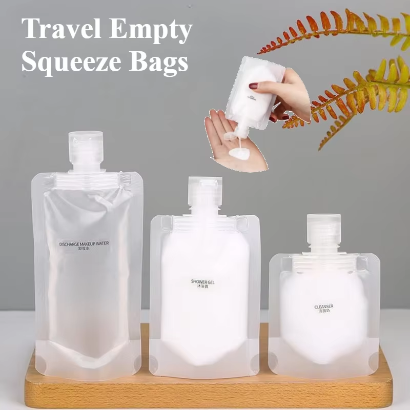 Dry Shampoo Travel - 1PCS Travel Empty Squeeze Bags Lotion