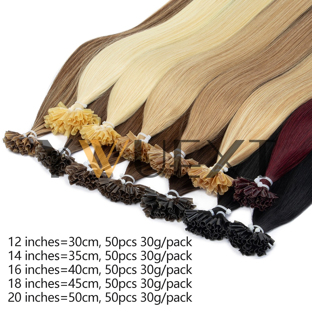 Straight U Tip Human Hair Exte - Hair Care Keratin 评论和价格