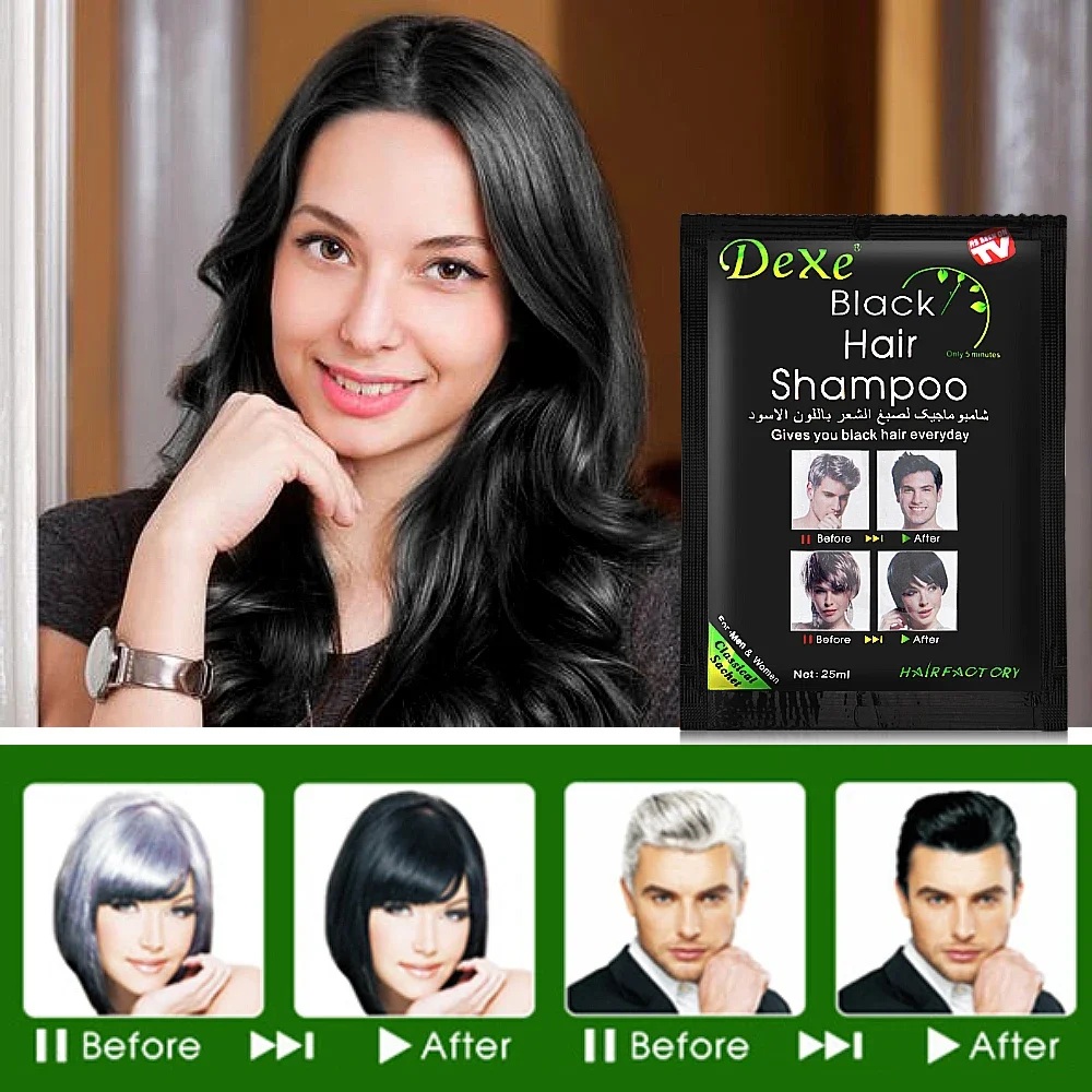 10 Pcs Dexe Fast Black Hair Sh - Hair Care Garnier 评论和价格