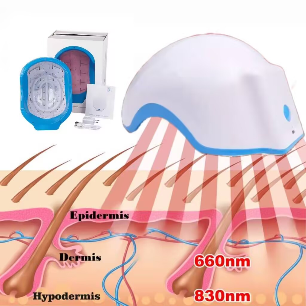 Portable 650nm Hair Growth Cap - Hair Care Keratin 评论和价格