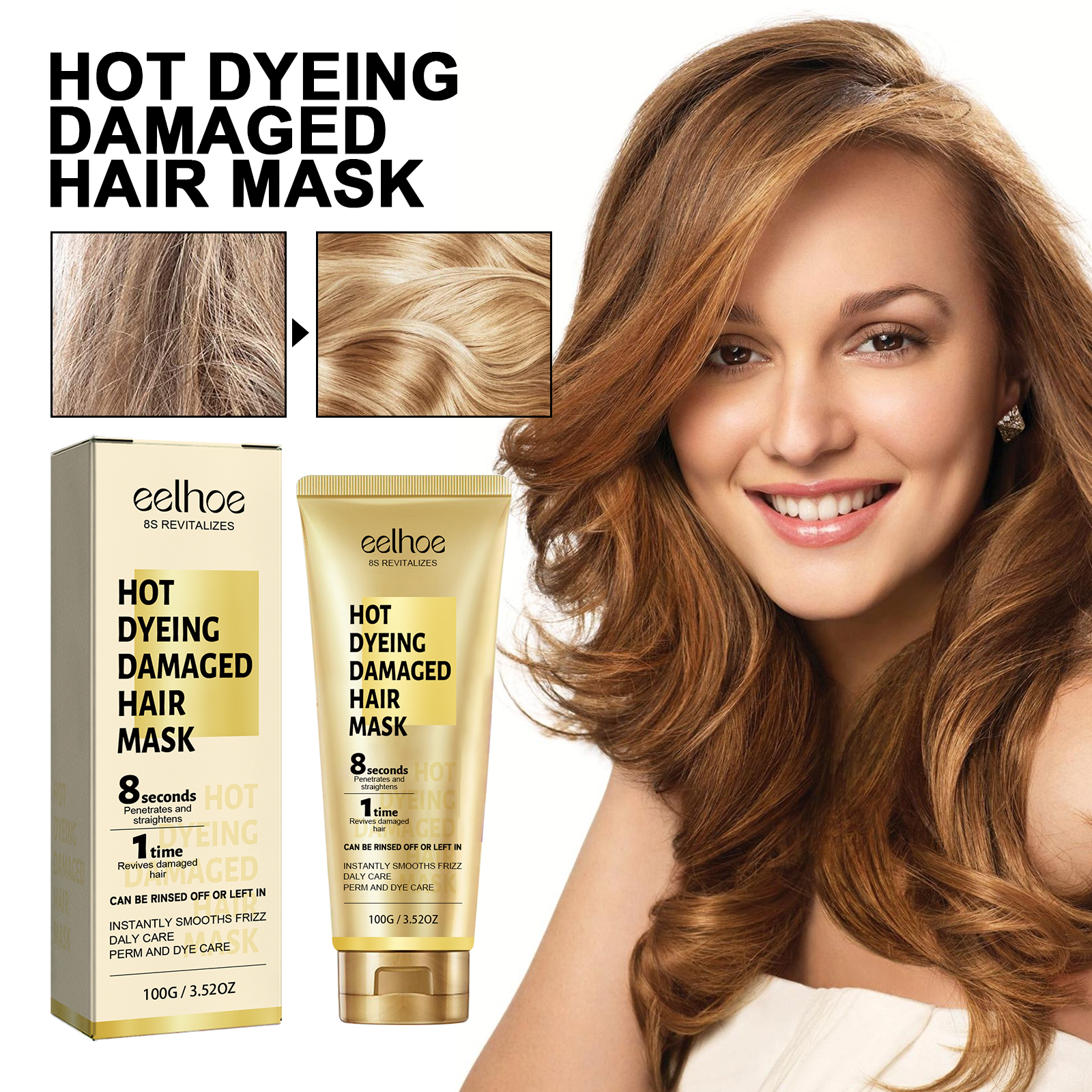 Keratin Hair Care Cream 8 Seco - Hair Care Garnier 评论和价格